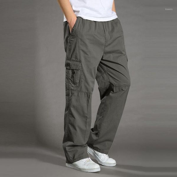 men's pants casual trousers cotton overalls elastic waist full len multi-pocket plus fertilizer clothing big size cargo, Black
men's pants casual trousers cotton overalls elastic waist full len multi-pocket plus fertilizer clothing big size cargo, Black