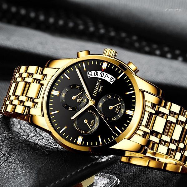 wristwatches nibosi-relojes de cuarzo deportivos para hombre, cronógrafo lujo, pulsera, negocios, resistente al agua, Slivery;brown
wristwatches nibosi-relojes de cuarzo deportivos para hombre, cronógrafo lujo, pulsera, negocios, resistente al agua, Slivery;brown
