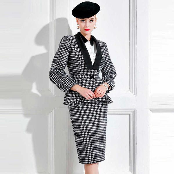 high end design sense celebrity double-sided wool tweed fashion professional suit skirt ol temperament 211119, White
high end design sense celebrity double-sided wool tweed fashion professional suit skirt ol temperament 211119, White