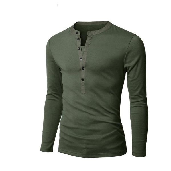 men's t-shirts cotton long sleeve t-shirt henley tee brand slim fit v neck mens shirt 2021 autumn buttons fashion homme men, White;black
men's t-shirts cotton long sleeve t-shirt henley tee brand slim fit v neck mens shirt 2021 autumn buttons fashion homme men, White;black