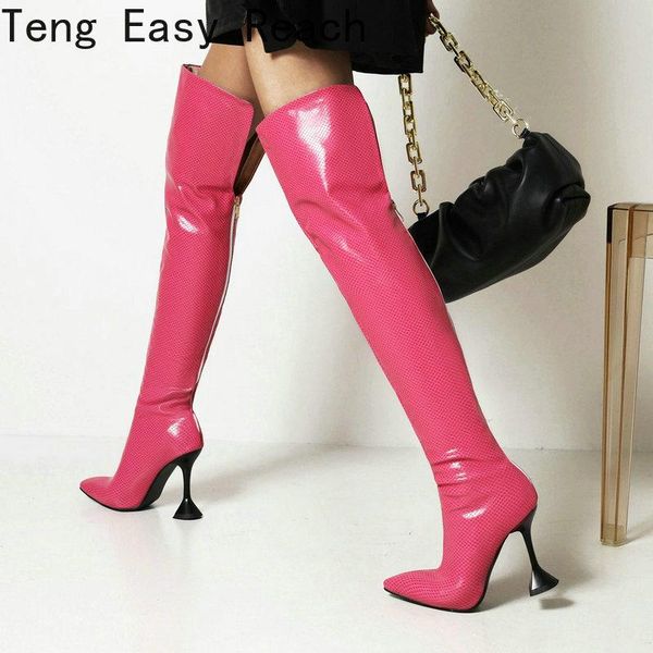 boots 2021 women over the knee thin high heel pointed toe ladies thigh faux leather back zipper women's, Black
boots 2021 women over the knee thin high heel pointed toe ladies thigh faux leather back zipper women's, Black