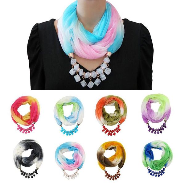 scarves multi-style lady muslim head scarve hijab gradient silk simple bead pendant necklace ring scarf spring autumn wholesale, Blue;gray
scarves multi-style lady muslim head scarve hijab gradient silk simple bead pendant necklace ring scarf spring autumn wholesale, Blue;gray