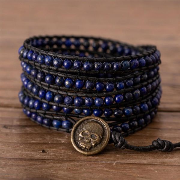 tennis lapis lazuli stone beaded wrap bracelet bohemian around bead boho leather high end jewelry drop, Golden;silver
tennis lapis lazuli stone beaded wrap bracelet bohemian around bead boho leather high end jewelry drop, Golden;silver