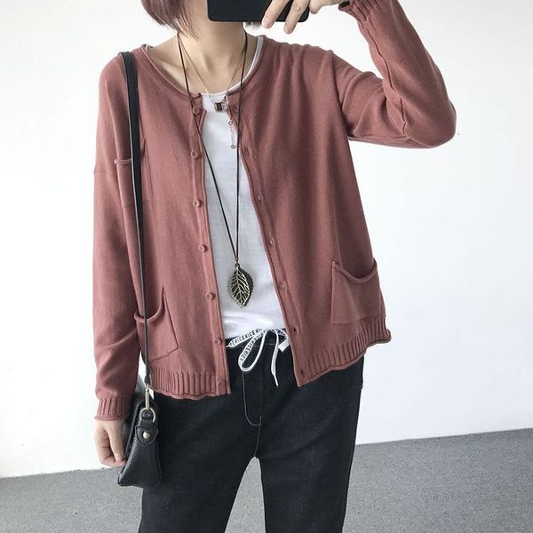 sweaters spring autumn arts style women long sleeve o-neck loose cotton knitting cardigan double pocket casual sweaters m478 4vo9, White;black
sweaters spring autumn arts style women long sleeve o-neck loose cotton knitting cardigan double pocket casual sweaters m478 4vo9, White;black