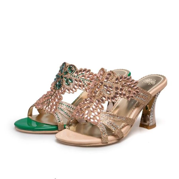 big size 32-46 summer fashion women mixed color sweet crystal strange style heels sandals 2 colors slippers, Black
big size 32-46 summer fashion women mixed color sweet crystal strange style heels sandals 2 colors slippers, Black
