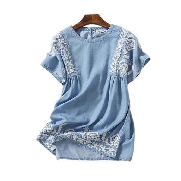 women's blouses & shirts womens fashion 2021 summer casual loose shirt women floral embroidery blouse ladies office camisa jeans femin, White
women's blouses & shirts womens fashion 2021 summer casual loose shirt women floral embroidery blouse ladies office camisa jeans femin, White