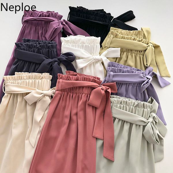 neploe women wide-leg pant spring korean new bottom chic lace up loose trousers elastic high-waist casual pantalon 4i535 210422, Black;white
neploe women wide-leg pant spring korean new bottom chic lace up loose trousers elastic high-waist casual pantalon 4i535 210422, Black;white