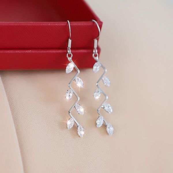 dangle & chandelier classic multi-layer leaf bow long earrings rhinestone silver color wedding for women fashion jewelry accessor
dangle & chandelier classic multi-layer leaf bow long earrings rhinestone silver color wedding for women fashion jewelry accessor