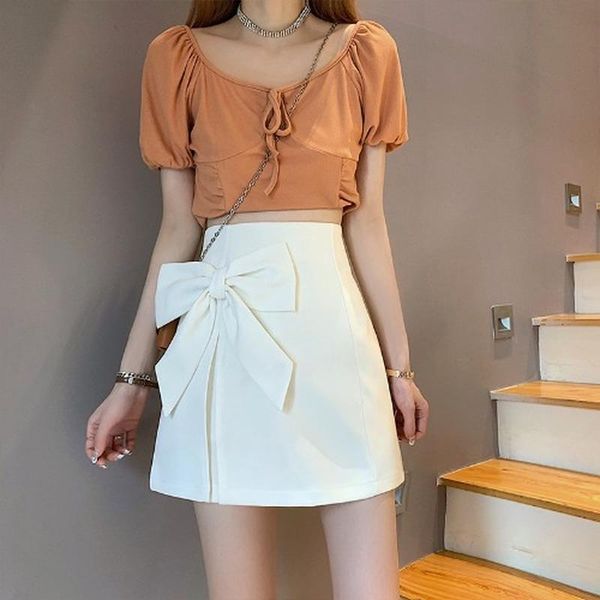 skirts black skirt summer fashion brand women clothing high waist patchwork zipper big bow mini a-line korean sweet style
skirts black skirt summer fashion brand women clothing high waist patchwork zipper big bow mini a-line korean sweet style