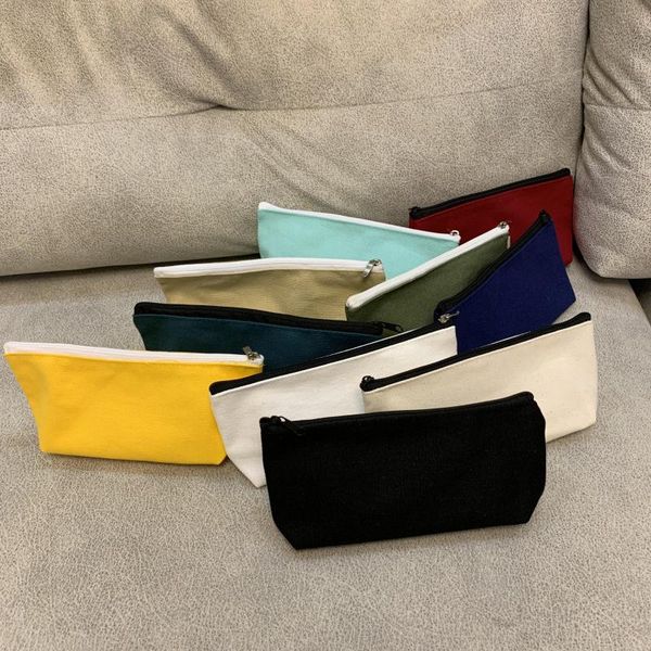 storage bags 10/30pcs blank canvas cosmetic zipper pencil diy craft pouches case coin
storage bags 10/30pcs blank canvas cosmetic zipper pencil diy craft pouches case coin