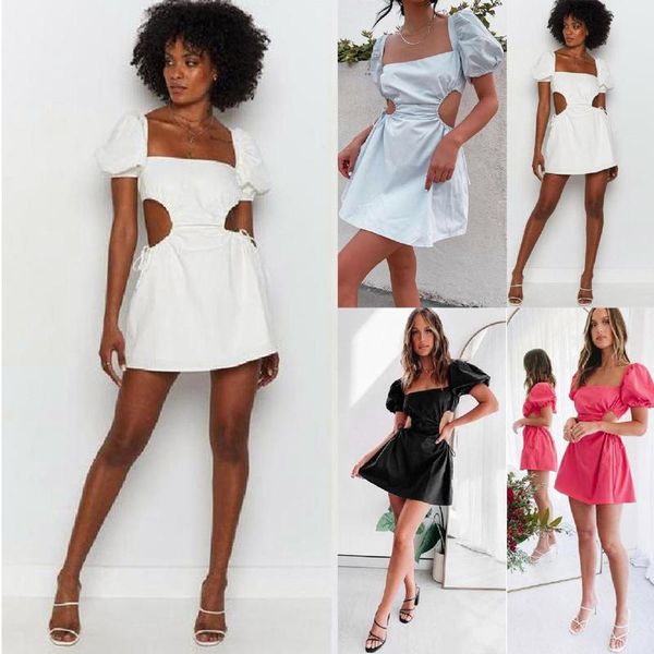 casual dresses women summer temperament tunic backless elastic pullover slash neck above knee solid party dress robe longue vestidos, Black;gray
casual dresses women summer temperament tunic backless elastic pullover slash neck above knee solid party dress robe longue vestidos, Black;gray