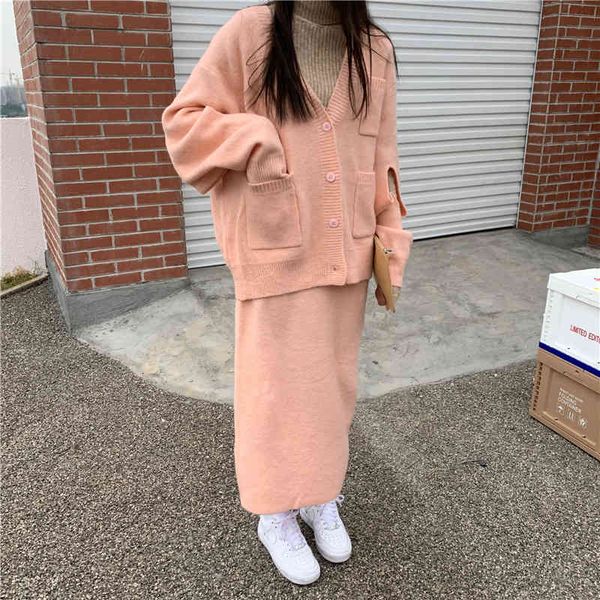 two piece dress woman of two parts autumn and winter long sleeve with v cleavage cardigan mesh + skirt fine suit vian, White
two piece dress woman of two parts autumn and winter long sleeve with v cleavage cardigan mesh + skirt fine suit vian, White