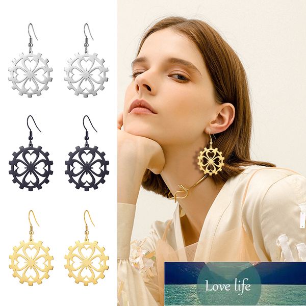 skyrim boho ethnic heart gear drop earrings trendy stainless steel golden black korean pendant earring jewelry for women girl, Silver
skyrim boho ethnic heart gear drop earrings trendy stainless steel golden black korean pendant earring jewelry for women girl, Silver