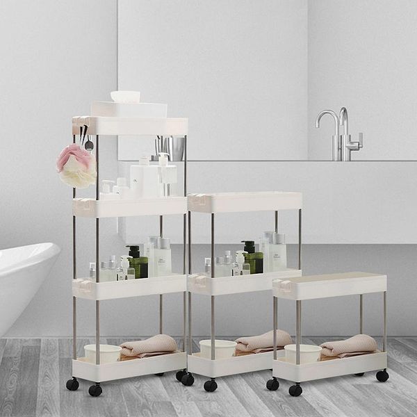2/3/4 layer gap storage rack kitchen slim slide tower movable assemble plastic bathroom shelf wheels space saving organizer hooks & rails
2/3/4 layer gap storage rack kitchen slim slide tower movable assemble plastic bathroom shelf wheels space saving organizer hooks & rails