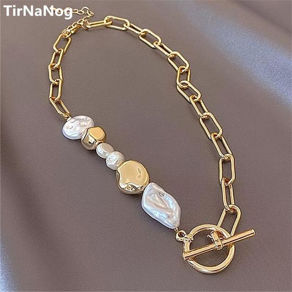pendant necklaces han edition of irregular baroque imitation pearl necklace geometric retro metal clasp sweater chain women jewelry gifts, Silver
pendant necklaces han edition of irregular baroque imitation pearl necklace geometric retro metal clasp sweater chain women jewelry gifts, Silver