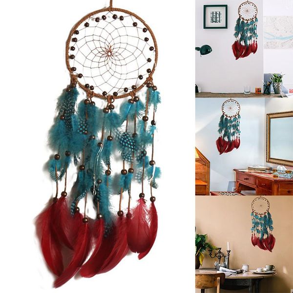 decorative objects & figurines handmade wooden beads dream catcher with colorful plume decor dreamy design durable long lasting for home off
decorative objects & figurines handmade wooden beads dream catcher with colorful plume decor dreamy design durable long lasting for home off