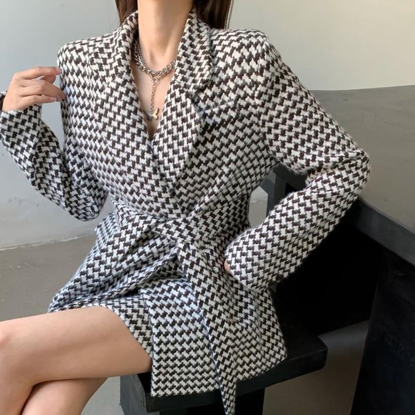 two piece dress winter plaid double breasted belt midi blazer jacket long sleeve + high waist mini skirt suit women tweed fashion set, White
two piece dress winter plaid double breasted belt midi blazer jacket long sleeve + high waist mini skirt suit women tweed fashion set, White