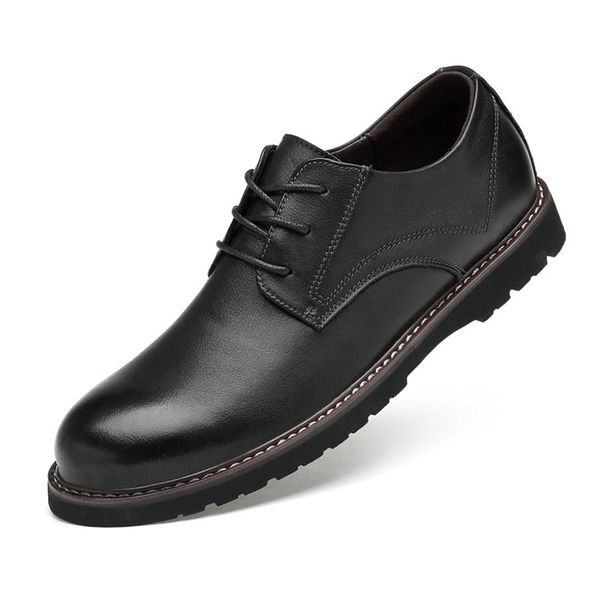 dress shoes 2021 men's leather formal men big size 38-48 oxford for fashion office, Black
dress shoes 2021 men's leather formal men big size 38-48 oxford for fashion office, Black