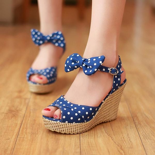 sandals gigifox 2021 polka dot fashion women's shoes wedges high heels summer party sweet bow woman, Black
sandals gigifox 2021 polka dot fashion women's shoes wedges high heels summer party sweet bow woman, Black