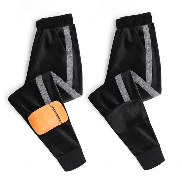 women's pants & capris quality autumn winter warm high waist long trousers for women plus size velvet casual female pantalon femme d267, Black;white
women's pants & capris quality autumn winter warm high waist long trousers for women plus size velvet casual female pantalon femme d267, Black;white