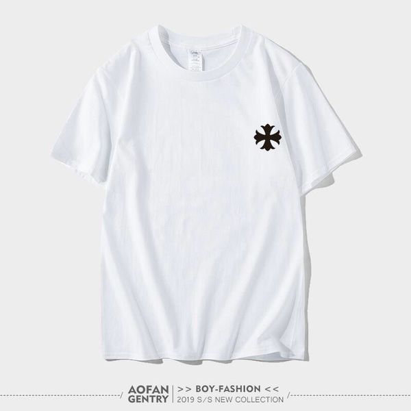 luxury design clothes ins summer new super european american fashion br croxin short sleeve tshirt for boys and girls ch crosin, White;black