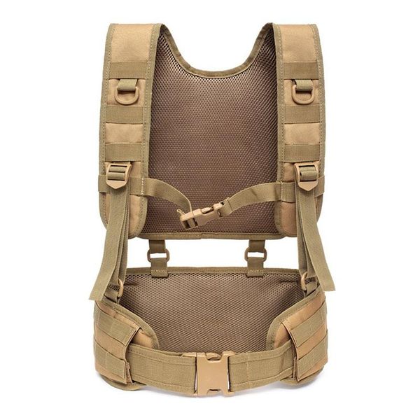 waist support tactical military belt army combat suspender men hunting outdoor sports equipment adjustable, Black;gray
waist support tactical military belt army combat suspender men hunting outdoor sports equipment adjustable, Black;gray