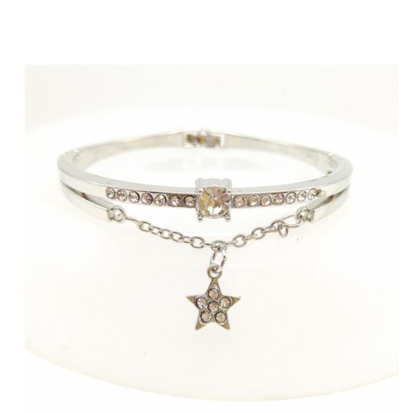 luxury designer bracelet five-pointed star diamond line steel 18k gold chains men fashion bangle women wholesale, Golden;silver
luxury designer bracelet five-pointed star diamond line steel 18k gold chains men fashion bangle women wholesale, Golden;silver