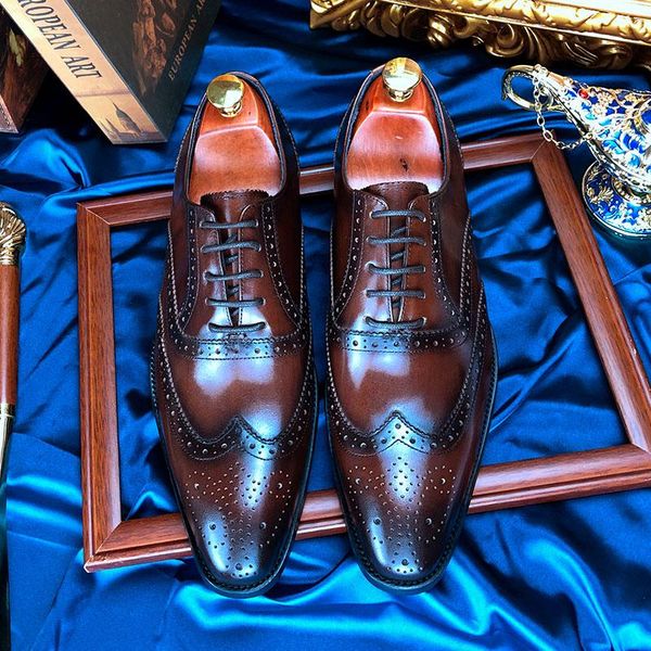 dress shoes phenkang men italian wingtip genuine leather oxford pointed toe lace-up wedding business mens platform, Black
dress shoes phenkang men italian wingtip genuine leather oxford pointed toe lace-up wedding business mens platform, Black