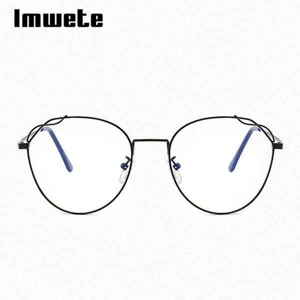 fashion sunglasses frames imwete little wave cat ears men women glasses frame optical retro designer high-clear lens filte harmful light fem, Black
fashion sunglasses frames imwete little wave cat ears men women glasses frame optical retro designer high-clear lens filte harmful light fem, Black