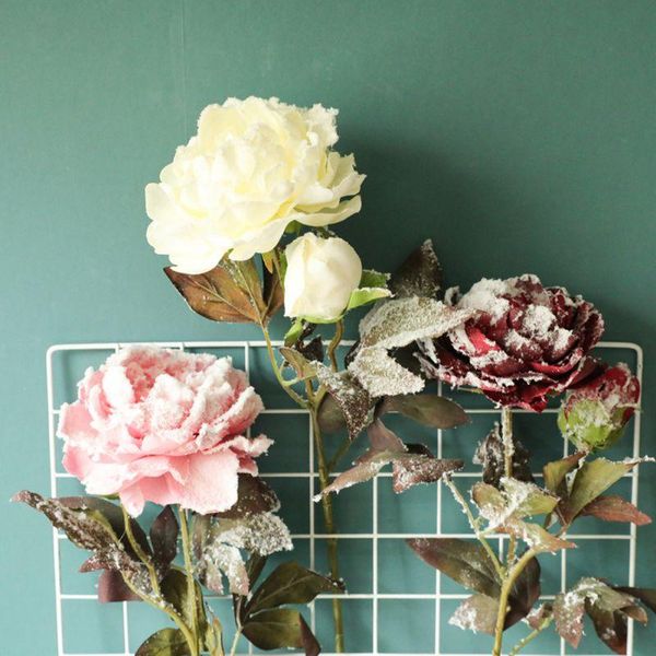 decorative flowers & wreaths simulation flower christmas snow silk hydrangeas artificial wedding holding blooming peony fake home decor
decorative flowers & wreaths simulation flower christmas snow silk hydrangeas artificial wedding holding blooming peony fake home decor