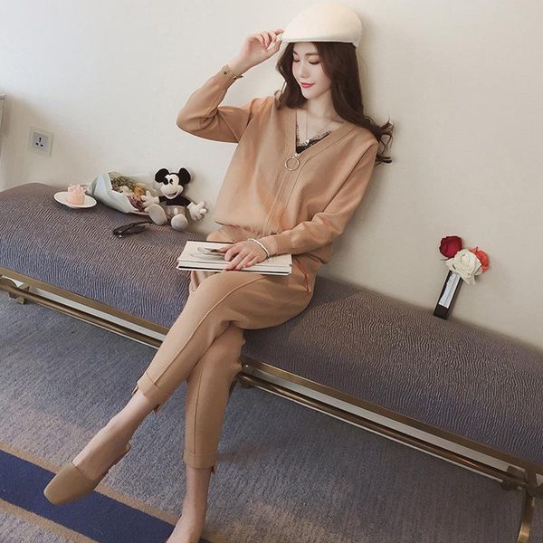 2 pieces set women knitted cardigan zip up long sleeve+elastic waist pants casual sporty, White
2 pieces set women knitted cardigan zip up long sleeve+elastic waist pants casual sporty, White