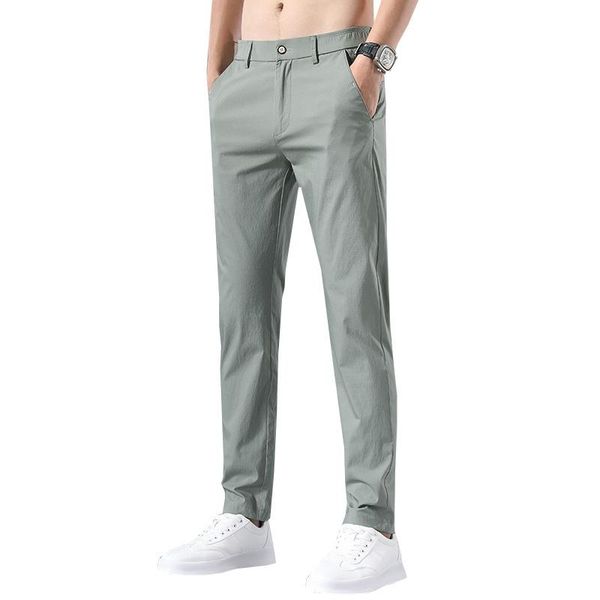 men's pants summer autumn s ice silk for men regular classic straight formal mens design smart casual thin trousers, Black
men's pants summer autumn s ice silk for men regular classic straight formal mens design smart casual thin trousers, Black