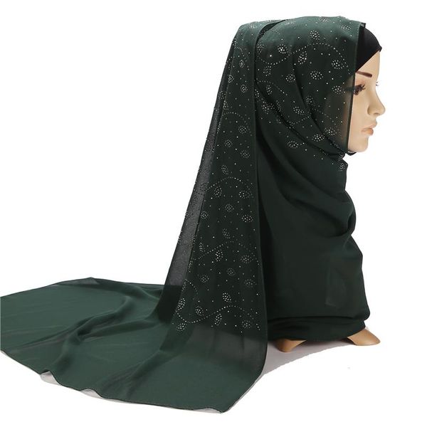 scarves fashion women muslim bubbles chiffon scarf with diamond studs pearls plain shawls wraps solid color hijab, Blue;gray
scarves fashion women muslim bubbles chiffon scarf with diamond studs pearls plain shawls wraps solid color hijab, Blue;gray