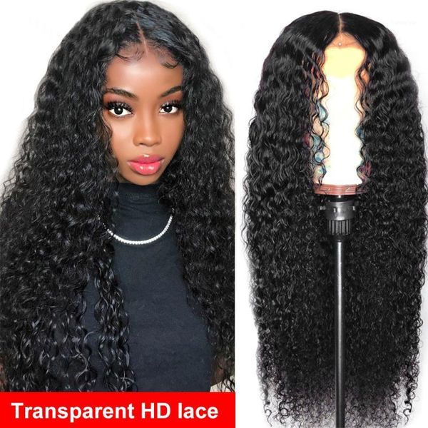 curly human hair wig hd lace frontal 13x1 transparent front wigs for black women glueless frontal1, Black;brown
curly human hair wig hd lace frontal 13x1 transparent front wigs for black women glueless frontal1, Black;brown