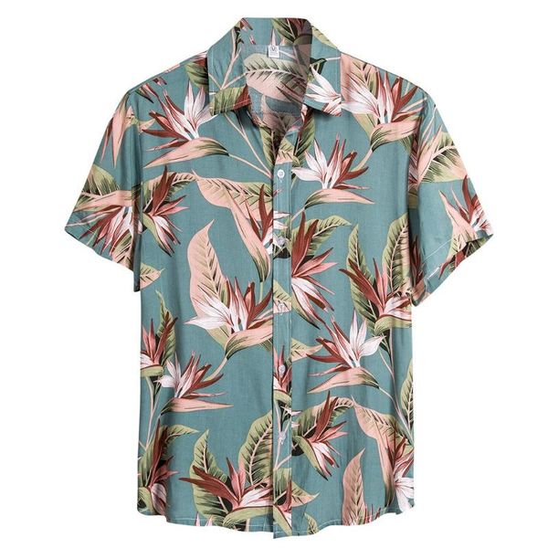 men's casual shirts 2021 arrival men hawaiian camicias one button wild printed short-sleeve blouses, White;black
men's casual shirts 2021 arrival men hawaiian camicias one button wild printed short-sleeve blouses, White;black