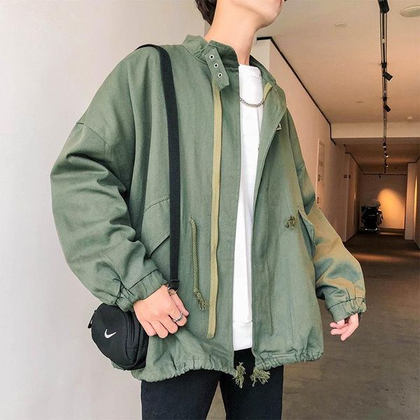 men's jackets 2021 fashion school boys male japanese tooling jacket teenagers students loose cargo shirt casual brand coat, Black;brown
men's jackets 2021 fashion school boys male japanese tooling jacket teenagers students loose cargo shirt casual brand coat, Black;brown