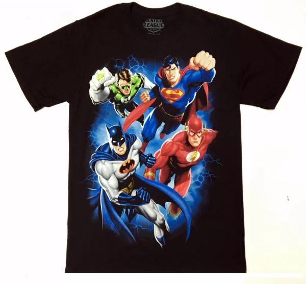 dc comics justice league batman, superman, the flash, green lantern t-shirt nwt, White;black
dc comics justice league batman, superman, the flash, green lantern t-shirt nwt, White;black