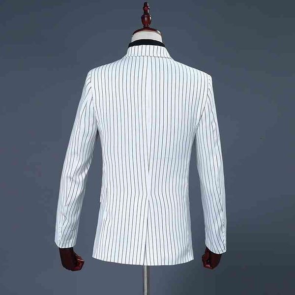 men's suits & blazers male two-piece suit, pijtrl, set of striped white dress, wedding clothes, tuxedo, modern 8zkx, White;black
men's suits & blazers male two-piece suit, pijtrl, set of striped white dress, wedding clothes, tuxedo, modern 8zkx, White;black