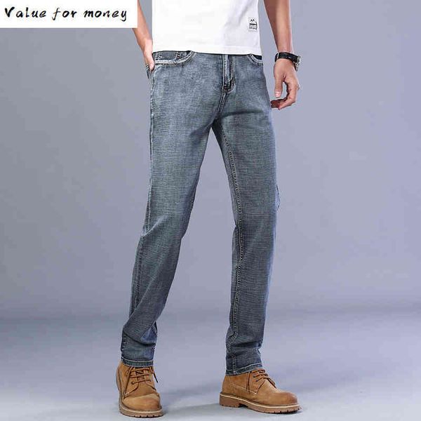 new summer 2021 men's thin jeans classic style business casual advanced stretch regular fit denim trousers grey blue pants male
new summer 2021 men's thin jeans classic style business casual advanced stretch regular fit denim trousers grey blue pants male
