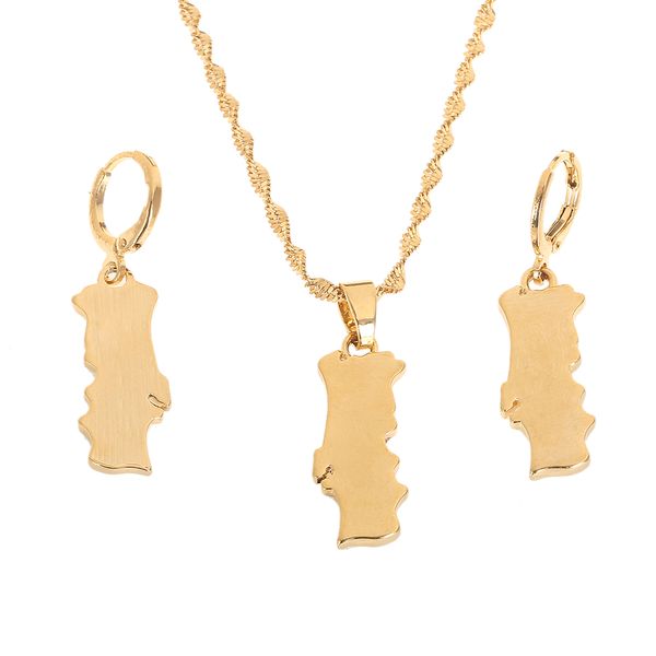 gold color portugal map pendant necklace earrings trendy portuguese maps jewelry sets, Silver
gold color portugal map pendant necklace earrings trendy portuguese maps jewelry sets, Silver