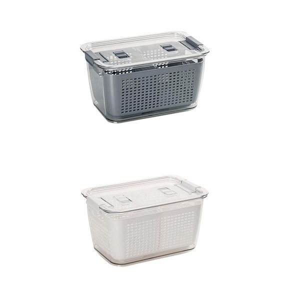 drain basket fresh-keeping storage box plastic wash fruit and vegetable refrigerator organizer baskets
drain basket fresh-keeping storage box plastic wash fruit and vegetable refrigerator organizer baskets