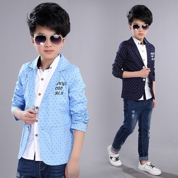 classical boy coat jacket gentleman style dot coat for 3-12years boys kids children jacket coat cool outerwear clothing, Blue;gray
classical boy coat jacket gentleman style dot coat for 3-12years boys kids children jacket coat cool outerwear clothing, Blue;gray