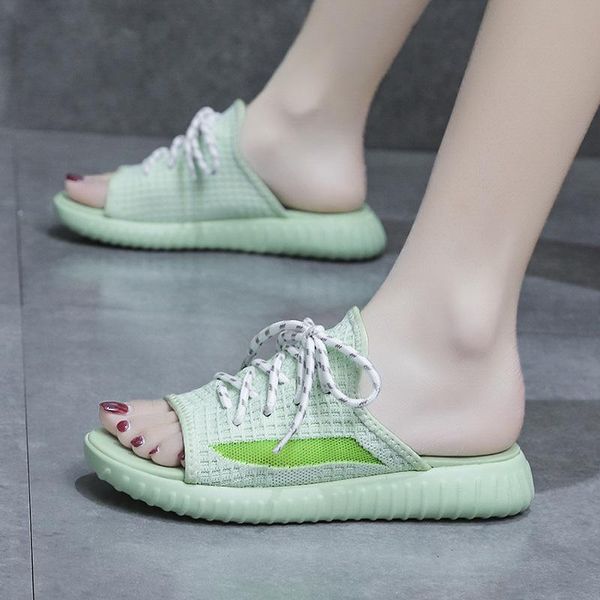 slippers plus size women's sandals 2021 summer casual style lace-up outer wear flat weave comfortable one-word sports, Black
slippers plus size women's sandals 2021 summer casual style lace-up outer wear flat weave comfortable one-word sports, Black