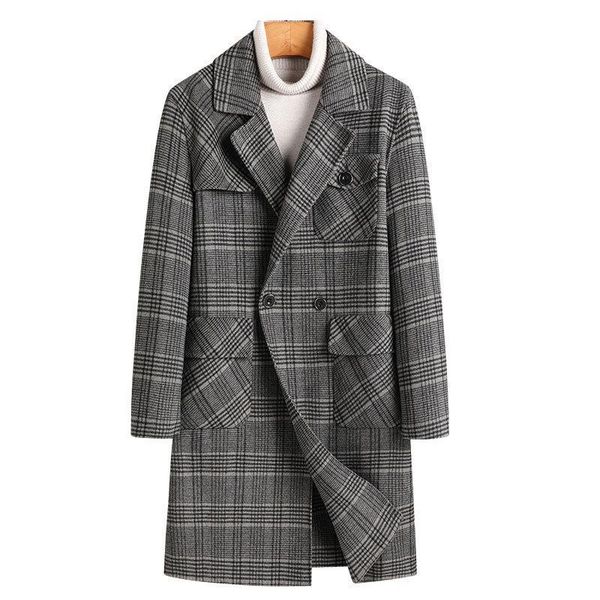 men's wool & blends arrival fashion autumn winter double sided handmade 70%wool coat men plaid thick long size m l 2xl 3xl, Black
men's wool & blends arrival fashion autumn winter double sided handmade 70%wool coat men plaid thick long size m l 2xl 3xl, Black