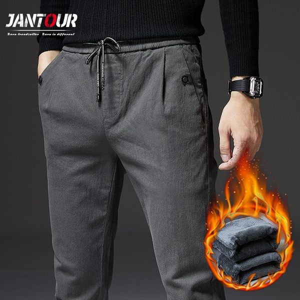 jantour men's clothing pants winter casual fleece solid trousers mens 2021 business fashion thicken work size 28-38, Black
jantour men's clothing pants winter casual fleece solid trousers mens 2021 business fashion thicken work size 28-38, Black