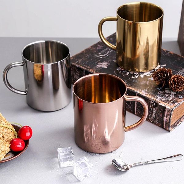 mugs stainless steel mug beer cup wine cups double-layer coffee tumbler tea milk with handle home
mugs stainless steel mug beer cup wine cups double-layer coffee tumbler tea milk with handle home