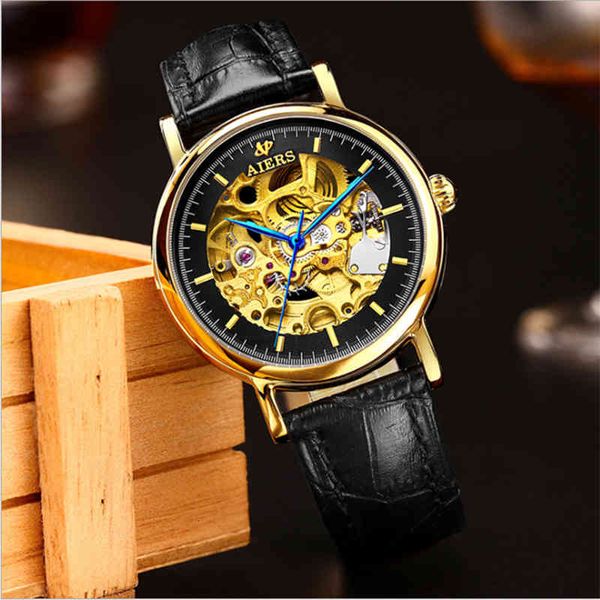 hollow men's watches automatic mechanical sports male clock gold mode skeleton brand relogio masculino, Slivery;brown
hollow men's watches automatic mechanical sports male clock gold mode skeleton brand relogio masculino, Slivery;brown