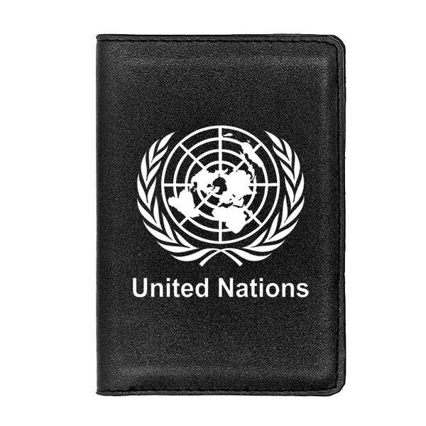 card holders personalized united nations symbol passport cover classic men women id travel holder leather wallet, Brown;gray
card holders personalized united nations symbol passport cover classic men women id travel holder leather wallet, Brown;gray