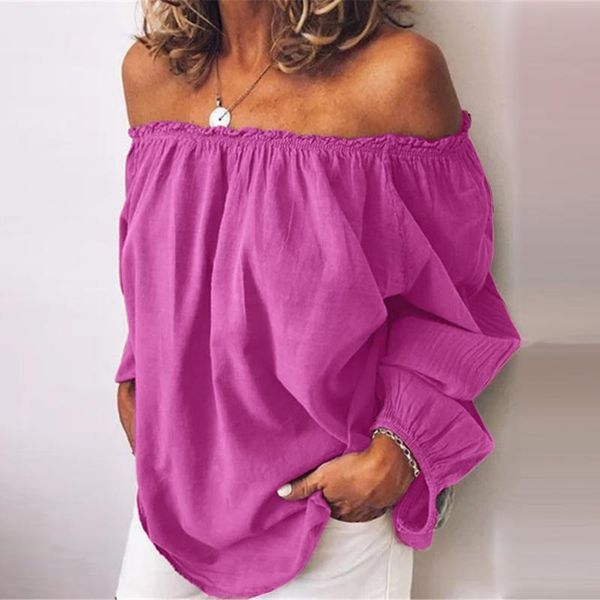 women's blouses & shirts 2021 off shoulder women blouse loose ruffle sleeve vintage plus size summer casual harajuku, White
women's blouses & shirts 2021 off shoulder women blouse loose ruffle sleeve vintage plus size summer casual harajuku, White