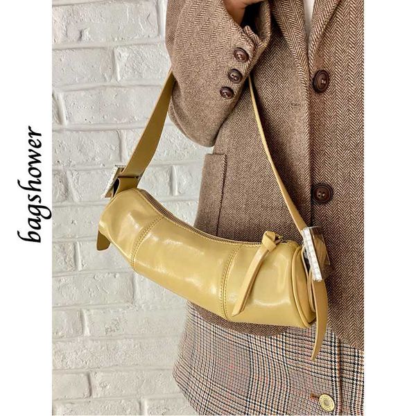 kubi creative fashion soft leather armpit bag summer niche design retro high-quality bamboo tube cross body
kubi creative fashion soft leather armpit bag summer niche design retro high-quality bamboo tube cross body